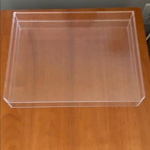 2 Clear Letter/File Trays EUC